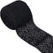 GORGECRAFT 5.5 Yards 4.41 Inch Wide Elastic Band Black Stretch Polyester Fabric Ribbon Crochet Headband for Home DIY Sewing Crafts Garment Bow Str...