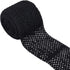 GORGECRAFT 5.5 Yards 4.41 Inch Wide Elastic Band Black Stretch Polyester Fabric Ribbon Crochet Headband for Home DIY Sewing Crafts Garment Bow Str...