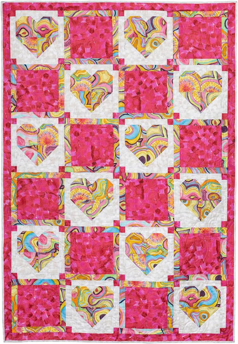 Fabric Cafe Go Bold with 3-Yard Quilts Pattern Booklet...