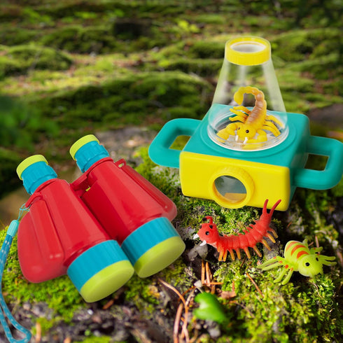 B. toys – Kids' Binoculars – Binoculars With Strap – Camping, Hiking, Bird Watching Gear- Outdoor Toys For Children – 3 Years +...