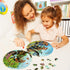 Wooden Dinosaur Puzzles for Kids Ages 4-6, Set of 2 Packs with 48-Piece Jigsaw Puzzles Preschool Educational Brain Teaser Boards Toys Gifts Childr...