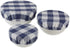 DII Reusable Cloth Bowl Cover Collection Machine Washable, Cotton with Elastic Stretch for Food Storage, 10.25"/8.25"/7.5" Diameter, Farmhouse Pla...