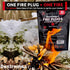 Fire Plugs (50) Waterproof Fire Starter for Campfires, Emergencies, Survival, Fire Pits, Grills | 5+ Minute Burn | All Natural | Made in North Ame...