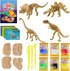 Dino Models, Clay Craft Kit - Dinosaur Arts and Crafts for Kids - Dinosaur Easter Gifts for Boys & Girls - Build 4 Dinos with Air Dry Magic Modeli...