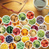 Vegetables and Fruits Themed Bulletin Board Borders Straight Border Trim for Classroom Decoration Bulletin Board Whiteboard...