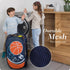Handy Laundry Collapsible Mesh Pop Up Hamper with Wide Opening and Side Pocket - Breathable, Sturdy, Foldable, and Space-Saving Design for Clothes...