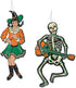 Vintage Halloween Jointed GoGo Dancers - Pack of 2...