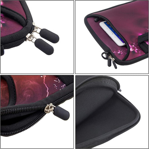 RICHEN 10 inches Messenger Bag Carrying Case Sleeve with Handle Accessory Pocket Fits 7 to 10-Inch Laptops/Notebook/ebooks/Kids tablet/Pad (7-10.2...