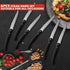 Knife Set, Steak Knives Set of 6, 6 Pcs Steak Knife Set Dishwasher Safe Knife Set, New Laguiole Premium serrated knife set, knives Set for Kitchen...
