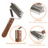 Dog Brush for Shedding, Pet Grooming Brush, Double Side Shedding and Dematting Undercoat Rake Comb Deshedder Brush for Long Haired Dogs and Cats, ...