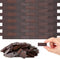 200 Pcs Miniature Dollhouse Flooring Mini Wooden Dollhouse Floor Boards 1 12 Scale Dollhouse Accessories Geometric Bamboo Doll House Furniture Woo...