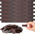 200 Pcs Miniature Dollhouse Flooring Mini Wooden Dollhouse Floor Boards 1 12 Scale Dollhouse Accessories Geometric Bamboo Doll House Furniture Woo...