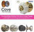 Enjoy Cover - Door Knob Cover Grips Non Slip Arthritis & Senior Living Aids Grippy Easy Open Decorative. Simple Functional Effective Solution- 4 P...
