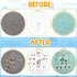 Ponpon 3 Sets Embroidery Kit for Beginners, Embroidery Kit for Adults with Follow Instruction, Cross Stitch Kits with Wooden Embroidery Hoops (Stl...