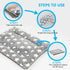 Dog Bed Mat, Reversible Crate Pad for Medium Small Dogs, Machine Washable, Portable and Soft Pet Bed Pad/Mat for 22-inch Kennel...