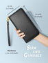 Women's Wallet, Black, Faux Leather, RFID Protected, 8.9" x 4.7" x 0.8"...