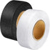 Outus 2 Rolls Fabric Fusing Tape Adhesive Hem Tape Iron on Tape Each 1/2 Inch (Black, White,27 Yards Each)...