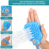 Dog Bath Hose Sprayer and Scrubber Attachment - Indoor/Outdoor Pet Bathing, Grooming and Washing - Pet Shower Brush with Garden Nozzle...