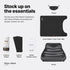 OdorTrap by Whisker, Eliminates Litter Box Odors, Includes OdorTrap Pod and Pack with Fresh Wave Technology, Compatible with Litter-Robot and Trad...