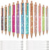 Sabary 12 Pcs Cute Pens for Nurses Women Girls Glitter Pen Fancy Pens with 12 Pcs Replacement Refills Retractable Pretty Pens for Nurse Day(Novel ...