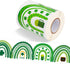 49.2 Ft St. Patrick's Day Rainbow Bulletin Board Border Roll, Self-Adhesive Shamrock Bulletin Board Border Trim for Patrick's Day Party School Cla...