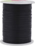 Mandala Crafts Nylon Satin Cord 1mm Rattail Cord Black String - 100 Yds Nylon Chinese Knotting Cord Rat Tail Silk Cord for Bracelet Necklace Jewel...