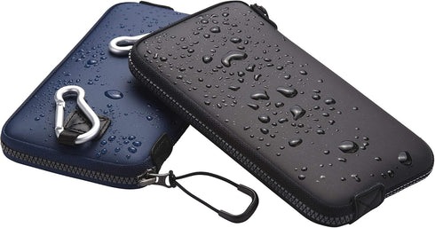 OneJoy Neoprene Phone Pouch, Lightweight Protective Cellphone Sleeve with Large Zipper Opening, Inner Pocket, Thermal Insulated, Durable Cell Phon...