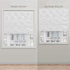 Exclusive Home Prague Trellis 100% Blackout Polyester Roman Shade, 31"x64", White...