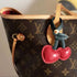 Cherry Bag Charm, Cute Cherry Charm for Purse Handbags Bag Accessories PU Cherry Key Charms...