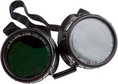 Forney 55311 Goggles, Oxygen Acetylene, Economy Eye-Cup 50MM Round Lens, Shade-5...