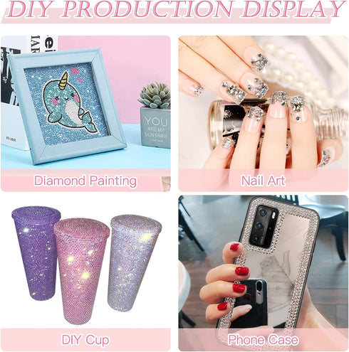 ZYNERY 3 PCS Wax Pen, Diamond Painting Pens No Wax Needed Self-Stick Drill Pens, Diamond Art Pens for DIY Crafts Painting Cross-Stitch Nail Art...