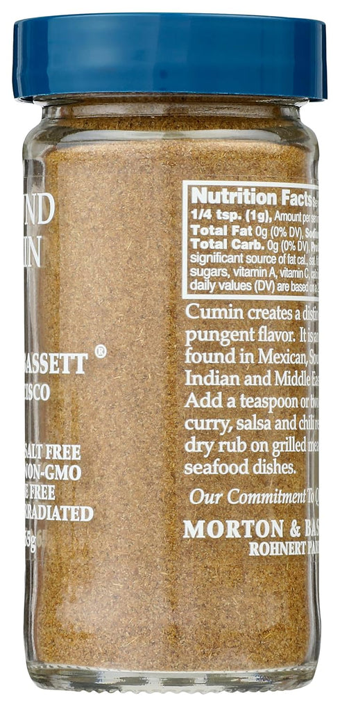 Morton & Bassett Ground Cumin 2.3 Ounce Jar...