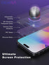 Compatible for iPhone 15 Pro Max Privacy Screen Protector 6.7 Inch, Purple Gradient Anti Spy Anti Blue Light HD Screen Protector Tempered Glass Ea...