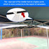 Canopy Rain Gutters, Vinyl PVC Tent Rain Gutter 10 Foot Pop Up Canopy Attachment Accessories for High Peak Frame Style Canopy Tents (White?1pcs)...