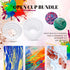4 Pcs Open Cup Bundle for Acrylic Paint Pour Silicone Leaky Floating Open Cups Acrylic Paint Pouring Open Cups for DIY Resin Acrylic Paint, white...