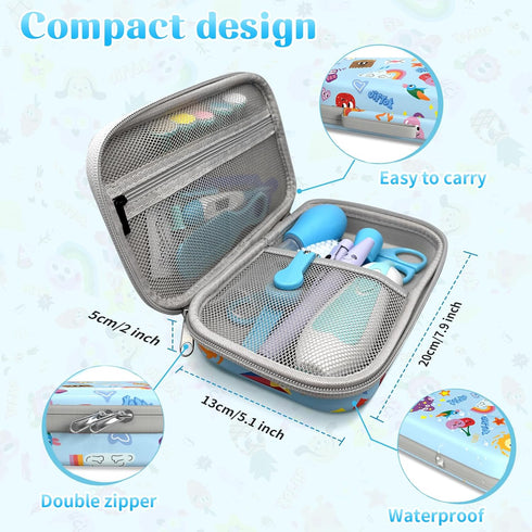 JIFTOK Baby Healthcare and Grooming Kit, 22 in 1 Newborn Safety Care Essentials Set with Electric Nail File Set, Hair Brush Comb, Nail Clippers fo...