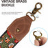 Purse Strap, 2"Cowhide Head Wide Shoulder Strap Adjustable Replacement,Retro Jacquard Embroidery Multi-pattern Crossbody Bag Straps for Handbag,Cr...