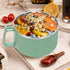 Microwave Ramen Bowl with Handles,Soup Bowl with Lid and 304 Stainless Steel Liner Heat insulation and anti scalding,for Soup and Instant Noodles,...