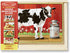 Melissa & Doug Farm 4-in-1 Wooden Jigsaw Puzzles in a Storage Box (48 pcs total), 12...