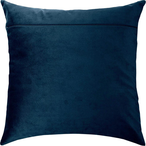 Brvsk Dark Blue. Velvet Backing for Throw Pillow Kits 16 × 16 inches (with Zipper) from Europe...
