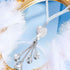 Frienda Bling Heart Car Charms Car Accessories for Women Valentine Gifts Crystal Rear View Mirror Hanging Charms Diamond Decoration Lucky Interior...