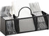 Mind Reader Utensil Dispenser, Silverware Organizer, Cutlery Countertop Organizer, Metal Mesh, 12"L x 3.5"W x 5.5"H, Black...