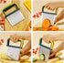 Crinkle Cutter Knife, Potatoes Crinkle Fry Cut and Vegetable Cutter for Veggies, Stainless Steel Carrot Slicer?Yellow?...