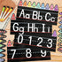 12 Pcs Alphabet Bulletin Board Set?Alphabet Poster Number 0-9 Line ABC Letters for Preschool Kindergarten Classroom Wall Decor (Crayon)...