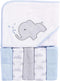 Luvable Friends Unisex Baby Hooded Towel with Five Washcloths, Elephant Spray, One Size...