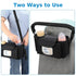 Accmor Universal Stroller Organizer with Insulated Cup Holder and Shoulder Strap, Stroller Caddy Bag Stroller Cup Holder Attachment for Uppababy, ...