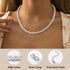 Sanfenly 9 Pcs Pearls Jewelry Set with 3Pcs Faux Pearl Necklace, 3Pcs Pearl Bracelet, 3 Pairs Pearl Earrings 1920s Simulated Pearls Accessories We...