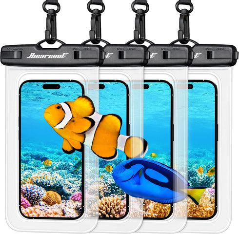 Hiearcool Waterproof Phone Pouch, Waterproof Phone Case, IPX8 Cellphone Dry Bag Compatible for iPhone 15 14 13 12 Pro Max Plus Cellphone Up to 8.3...
