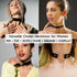 Black Leather, Velvet, Heart Pendant Choker 90s Accessories Goth Style Classic Punk Gothic Neck Collar Choker Necklace for Women and Men, Pack of ...