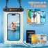 Noctilucent Water Proof Phone Pouch Waterproof Phone case phone dry bag dry beach pouch for iPhone 15 14 13 12 Pro Max XS Samsung swim snorkel kay...